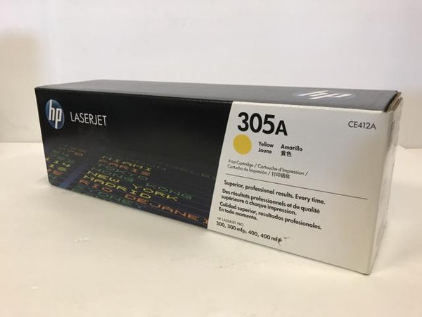 HP 305A Yellow LaserJet Toner Cartridge GENUINE OEM CE412A