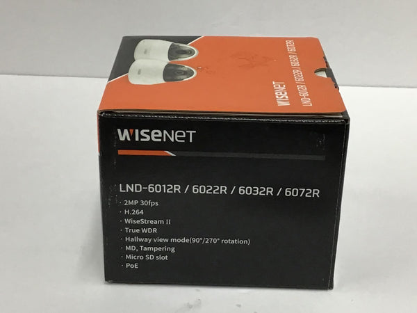 Samsung Wisenet Network IP Dome Camera 2MP 3.2-10mm LND-6072R