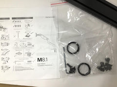 Humanscale M8.1 Monitor Mounting kit Dual 2 Displays Silver/Grey M81DMSB2B READ
