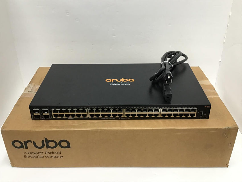 HPE ARUBA 6100 48 Port   4SFP 10GBE Network Switch 10/100/1000 JL676A#ABA