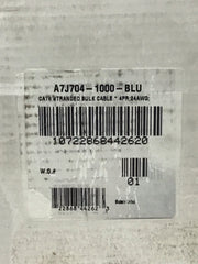 Belkin CAT6 1000' Stranded PVC 4PR 24 AWG Cable Blue CAT6 Patch A7J704-1000-BLU