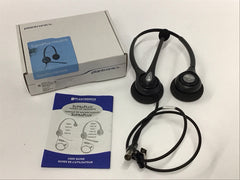 Plantronics SupraPlus HW261N-DC Dual-Channel Wideband Headset & Cable 86872-01