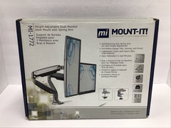 Mount It! Dual Monitor Spring Desk Mount 13"-32" 19.8 lbs per arm SILVER MI-1772