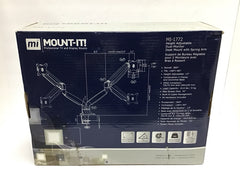 Mount It! Dual Monitor Spring Desk Mount 13"-32" 19.8 lbs per arm SILVER MI-1772
