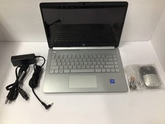 HP 14" Touchscreen Notebook 14-dq0713ds N4120 64GB 4GB WIN11 SILVER 7Y703UA#ABA
