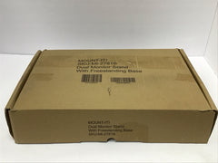Mount It! Dual Monitor Stand with Freestanding Desktop Base MI-2781B