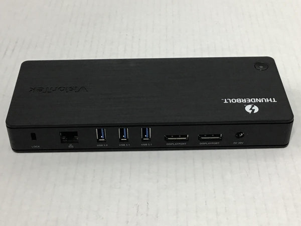 Visiontek VT4800 Thunderbolt 3 USB C Dock Docking Station 901292