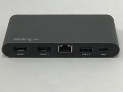 StarTech USB-C Mini Docking Station 4K Dual Monitor HDMI 100W GbE DK30C2HAGPD