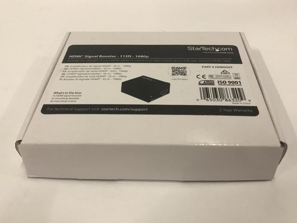 StarTech HDMI Video Signal Booster Amplifier 115 ft 1080p HDBOOST
