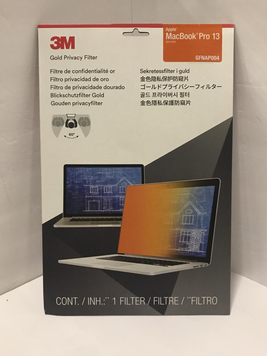 3M Gold Privacy Filter 13" Apple MacBook Pro w Retina 2012-2015 GFNAP004