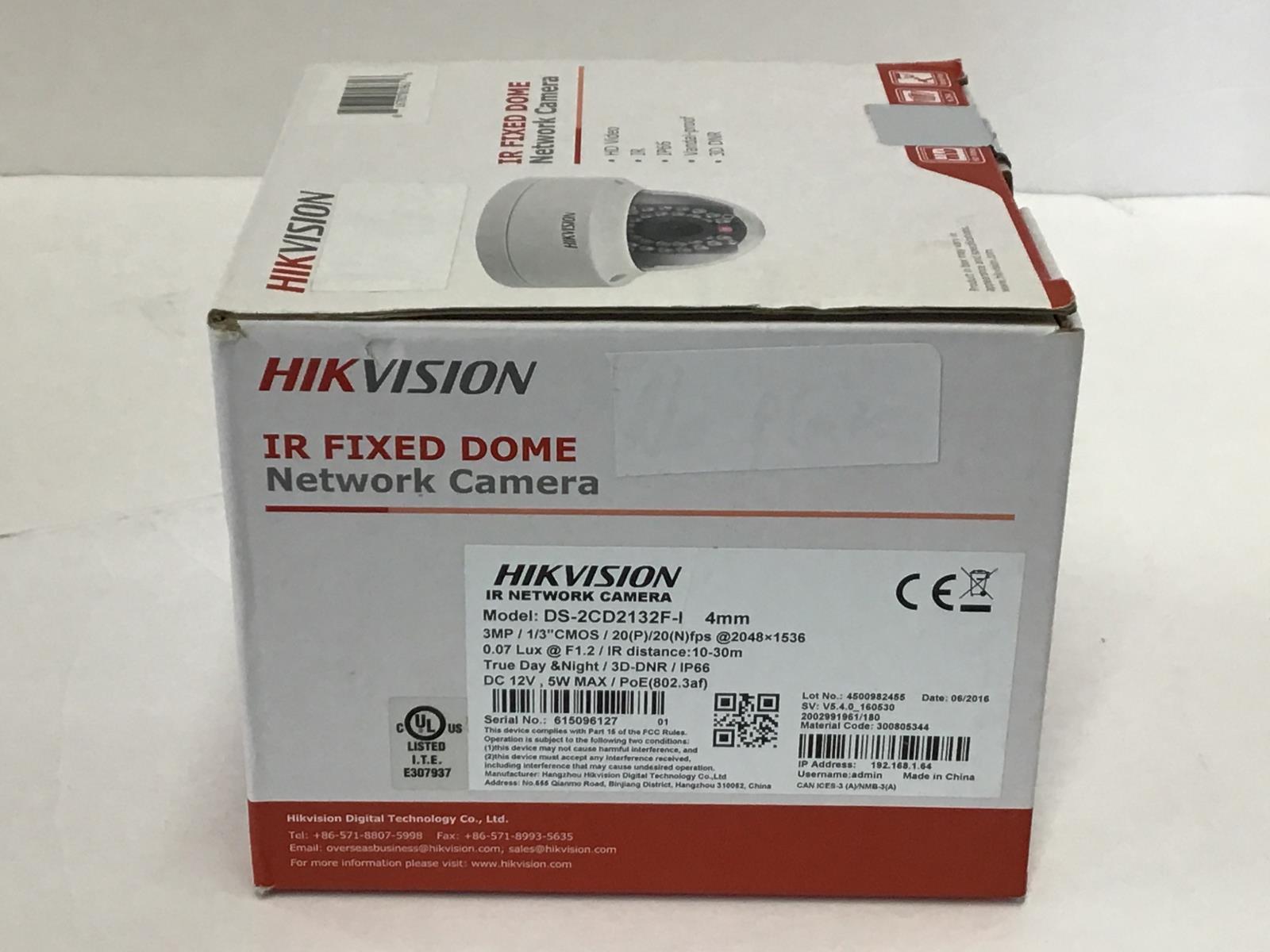 Hikvision 3MP Network Outdoor Dome Security Camera DS-2CD2132F-I-4MM