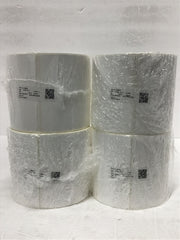 Zebra PolyPro Direct 3000T Thermal Labels 4" x 2" 1110 per roll (4 rolls) 18932