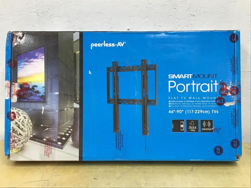 Peerless SmartMount Universal Portrait Flat Wall Mount 46"-90" Displays SFP680