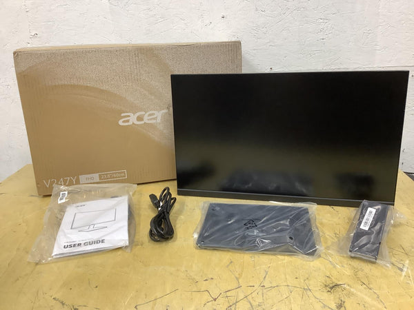 Acer V247Y Monitor 23.8" Full HD 1920 x 1080 75Hz 16:9 4ms HDMI VGA UM.QV7AA.A02