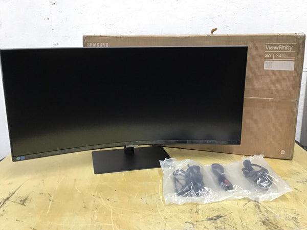 Samsung Viewfinity S65UA 34" Ultrawide QHD Curved Monitor LS34A654UBNXGO