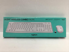 Logitech MK295 Silent Keyboard and Mouse Combo, Off White 920-009783