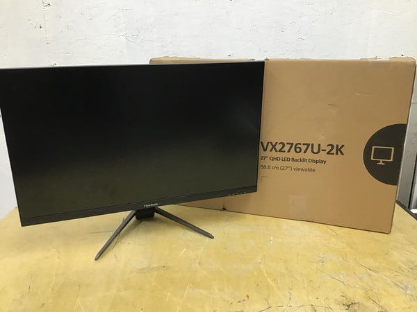 ViewSonic 27" 2K QHD Thin-Bezel IPS Monitor USB-C HDMI DisplayPort VX2767U-2K