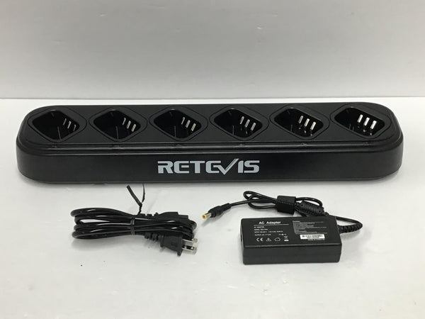 Retevis 5R 5RV Universal Rapid Charger 6 Bay Slot QSC-706S-D