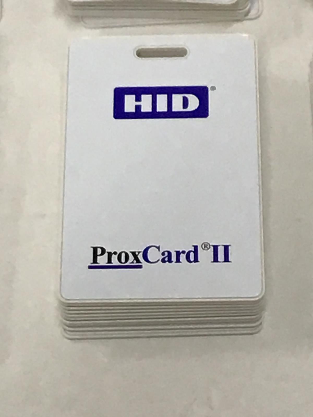 Box of 100 HID Clamshell ProxCard II 1326 Access Control Security Card 1326LSSMV