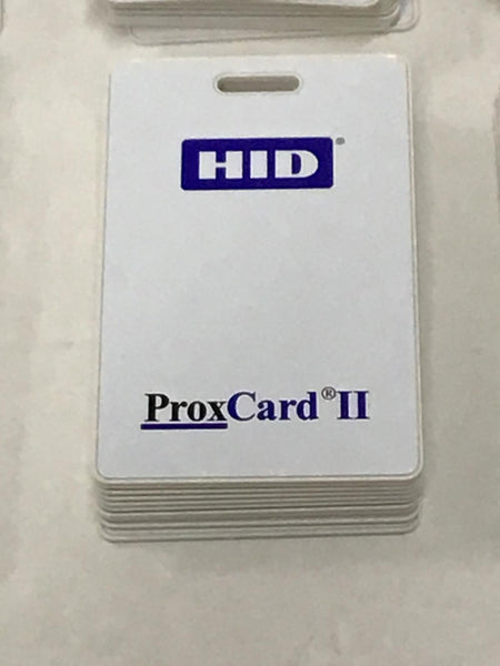 Box of 100 HID Clamshell ProxCard II 1326 Access Control Security Card 1326LSSMV