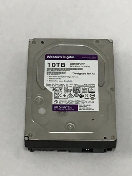 WD 10TB Purple Pro 7200 rpm SATA III 3.5" Internal Drive WD101PURP READ