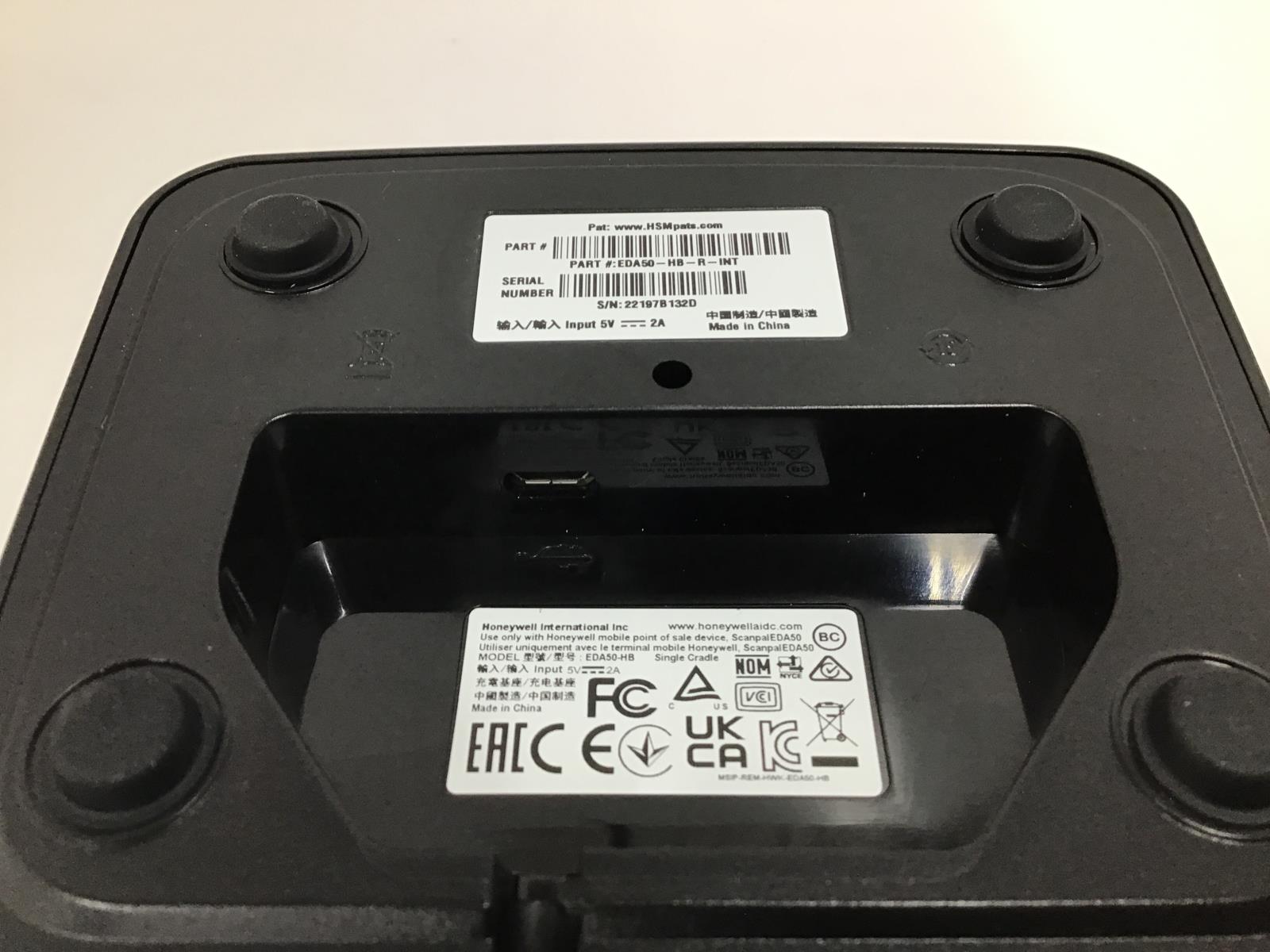 Single Cradle For Honeywell Scan Pal EDA51 Charging Dock EDA50-HB-R