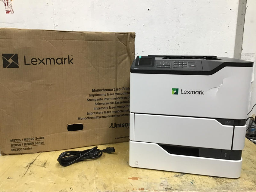 Lexmark MS823DN Monochrome Laser Printer Duplex 63PPM 50G0200