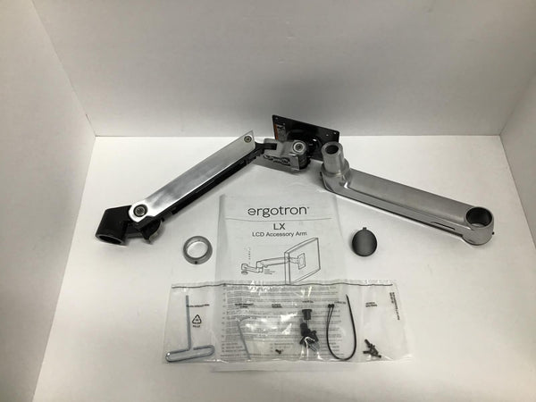 Ergotron LX Arm, Extension & Collar Kit, Polished Aluminum 97-940-026