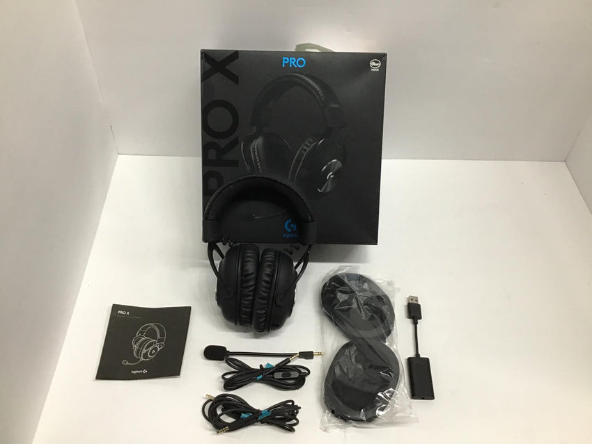 Logitech PRO X Wired Over-the-Ear Gaming Headset w/ Blue VO!CE Tech 981-000817