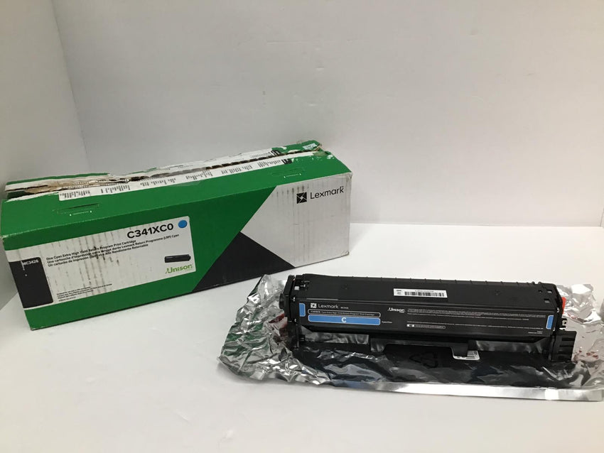 Lexmark Unison Original OEM Extra High Yield Toner Cartridge Cyan C341XC0