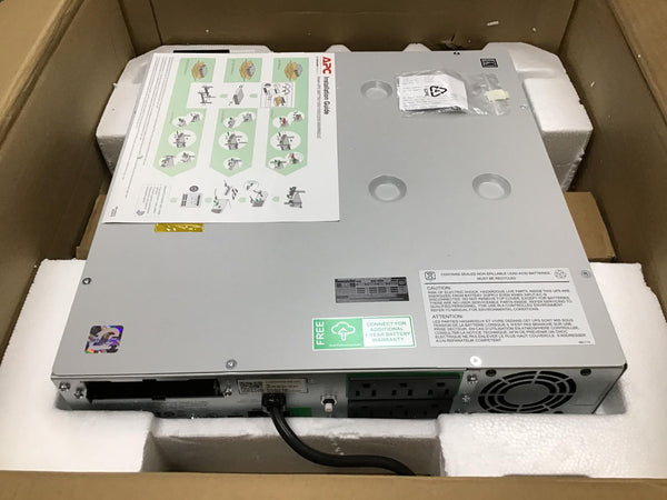 APC Smart UPS 1500VA 750W LCD Battery Backup SmartConnect 120V SMT1500RM2UC