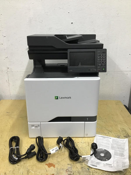 Lexmark CX725de Color All-In One Laser Printer Network/Duplex 220V READ 40C9500