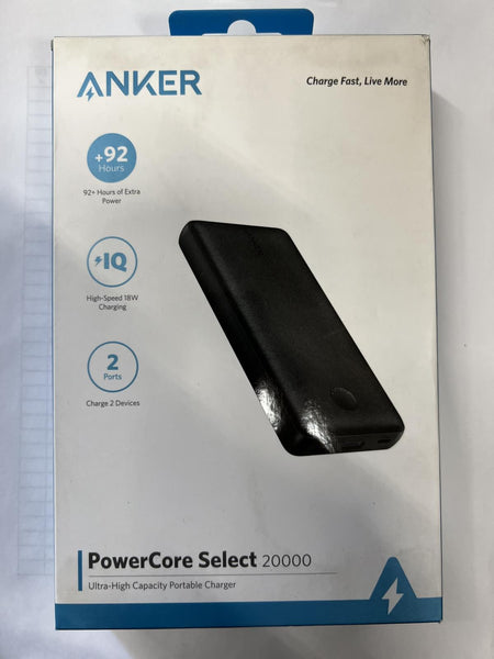 Anker PowerCore Select 20000 Power Bank Dual-Port Portable Charger A1363H11-1