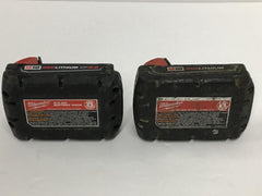 Milwaukee M18 Red Lithium and CP 2.0 Battery 2 Pack 27Wh 5INR19/65 2.0AH 36WH