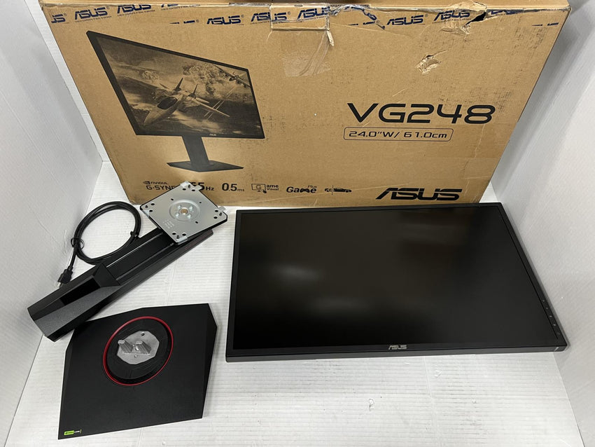 ASUS 24" Full HD 1080p 0.5ms 165Hz Gaming Monitor G-SYNC VG248QG NO AC Adapter