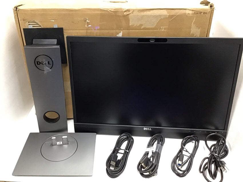 Dell 23.8" Full HD Monitor for Video-Conferencing  HDMI P2418HZM