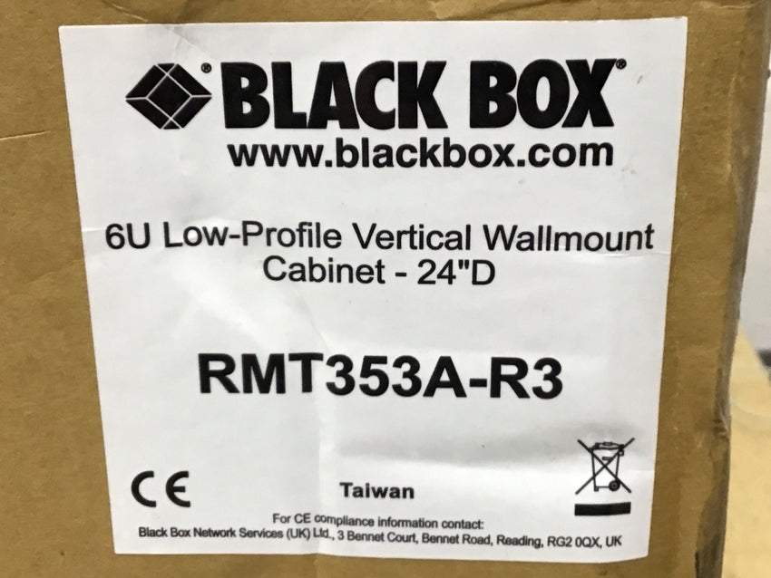 Black Box 24" 6U Low-Profile Vertical Wallmount Cabinet RMT353A-R3