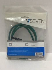 Lot of 125 V7 3' 1M CAT6 GREEN STP Network Patch Cable RJ45 to RJ45