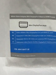 Lot of 25 Mini DisplayPort 1.2 Male to HDMI 1.4 Female Adapter 1080P FHD White