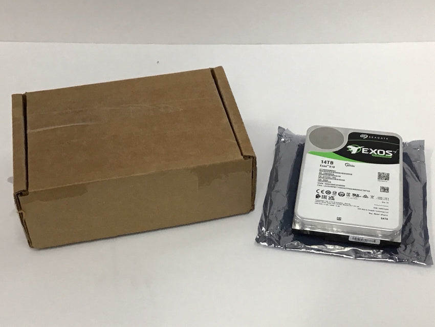 Seagate 14TB EXOS X18 Hard Drive SATA 6Gb/s 3.5" Enterprise ST14000NM000J