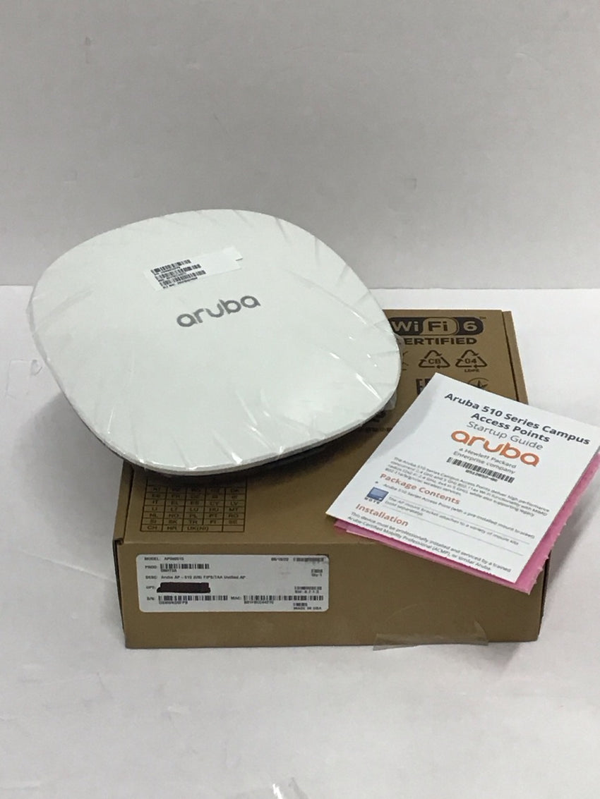 HPE Aruba AP-515 US Access Point Unified AP 802.11ax BT 5.0 WiFi 6 2.4GHz Q9H73A