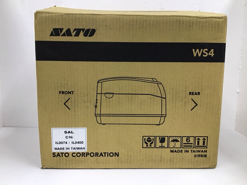 SATO WS412 Thermal Transfer Printer 300dpi Printer 4" /w Cutter WT302-400NN-EX1