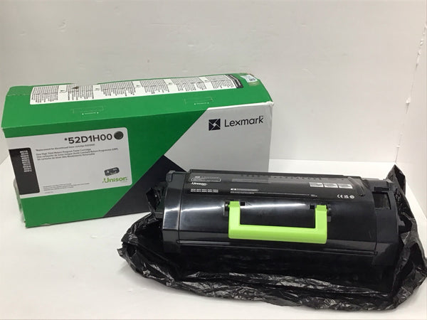 Lexmark 521H Black Toner Cartridge High Yield Genuine OEM 52D1H00