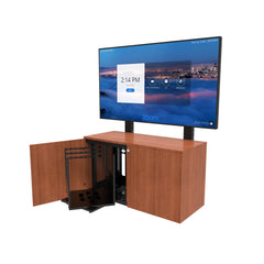 AVTEQ 2-Bay Credenza Laminate Finish Steel Frame TV Mount 80" CREDENZA 2-L