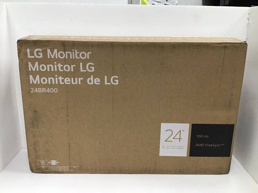 LG 24'' IPS FHD Computer Monitor AMD FreeSync 16:9 1080P HDMI 24BR400-BB