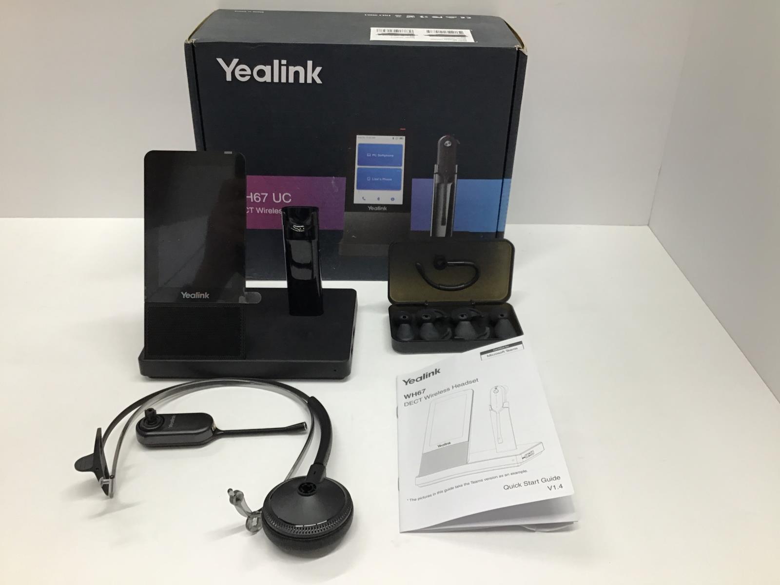 Yealink WH67 Convertible DECT Wireless Headset WH67-UC  READ