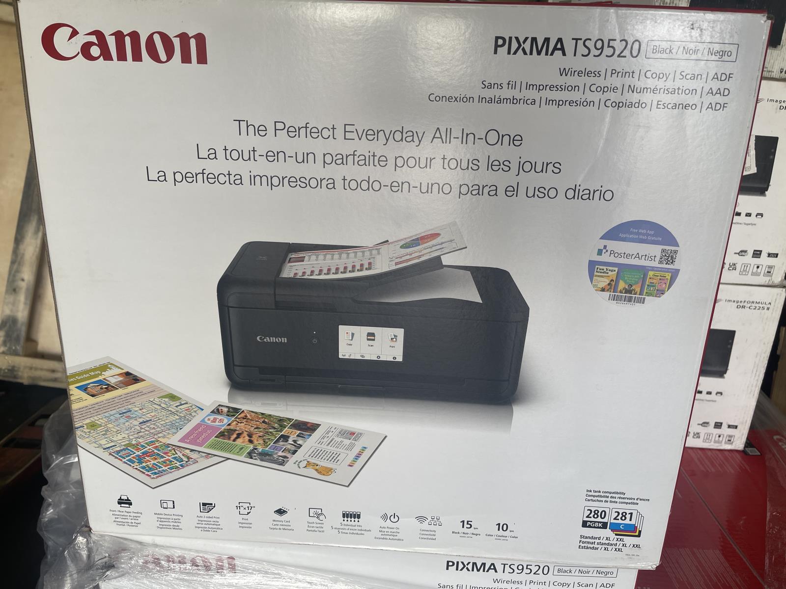 Canon PIXMA TS9520 All In one Wireless Printer Airprint Copy Scan  2988C002