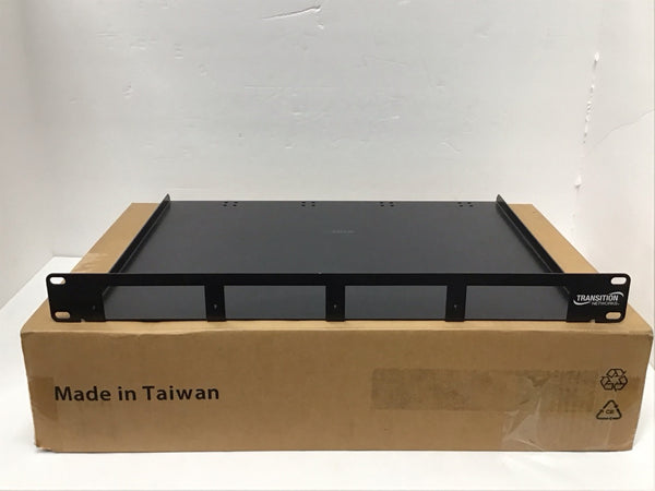 Transition Networks 19" 4 Slot Media Converter Rack Mount Shelf RMS19-SA4-02