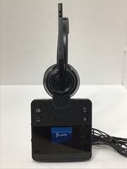 Poly SAVI 8410 Office Wireless DECT Headset /w Charge Base 2-221101-201 READ