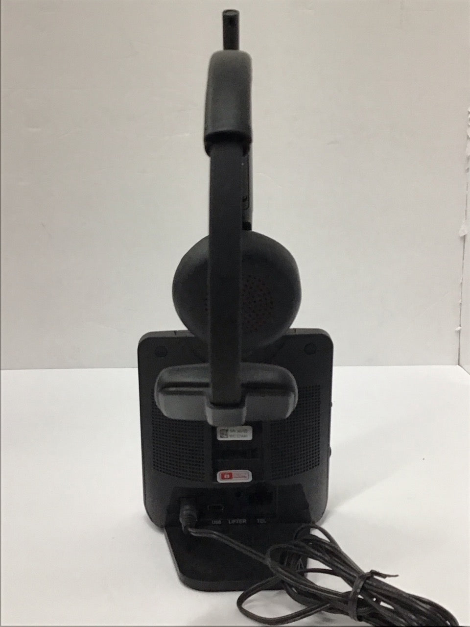 Poly SAVI 8410 Office Wireless DECT Headset /w Charge Base 2-221101-201 READ